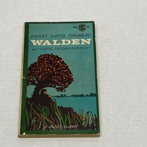 vintage 1960 walden and civil disobedience book pre owned